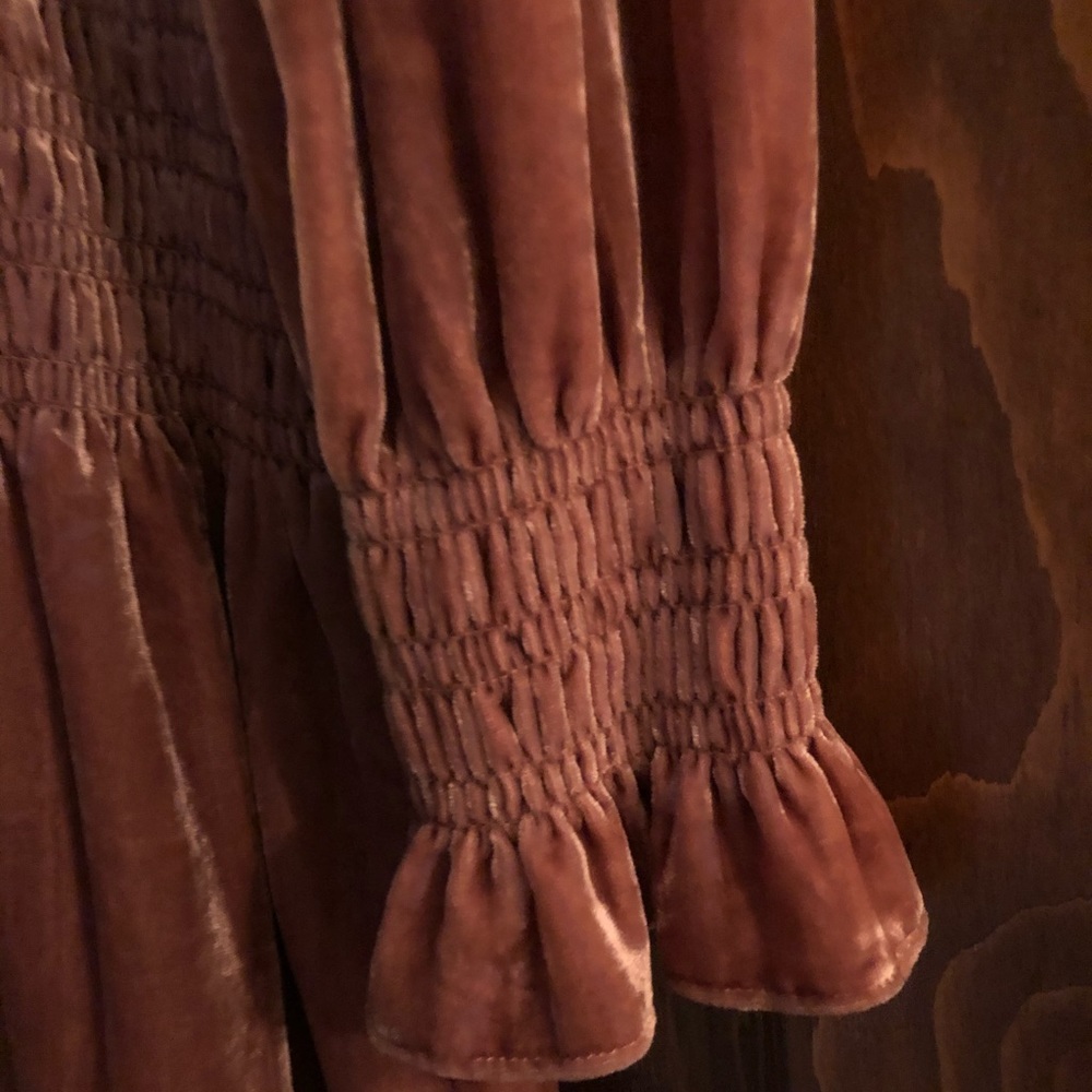 ❌SOLD❌NWT LOVESHACKFANCY Velvet Dress - Picture 12 of 14